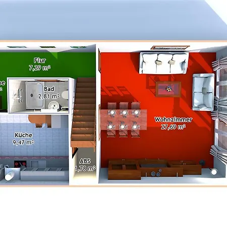 Ferienwohnung Flieder * Gramkow